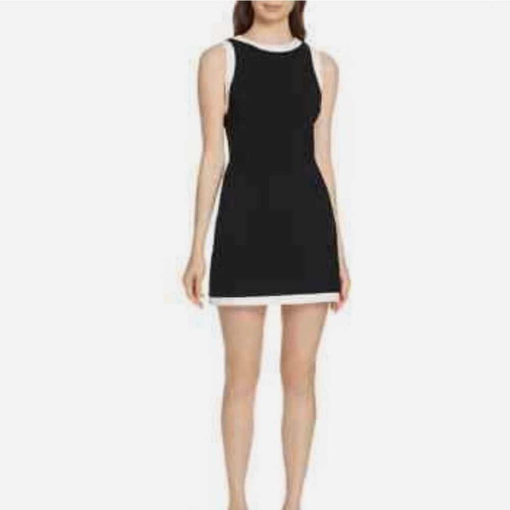 ALICE + OLIVIA black and white minidress size 6